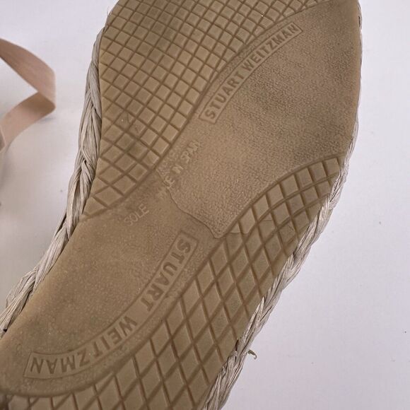 Stuart Weitzman Denia Cheetah Print Espadrille Flats Balletcore Tie Size 7M - Picture 12 of 12